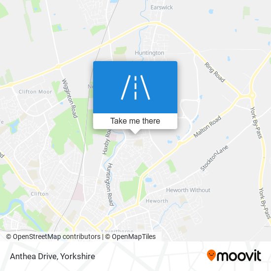 Anthea Drive map