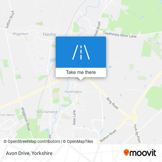 Avon Drive map
