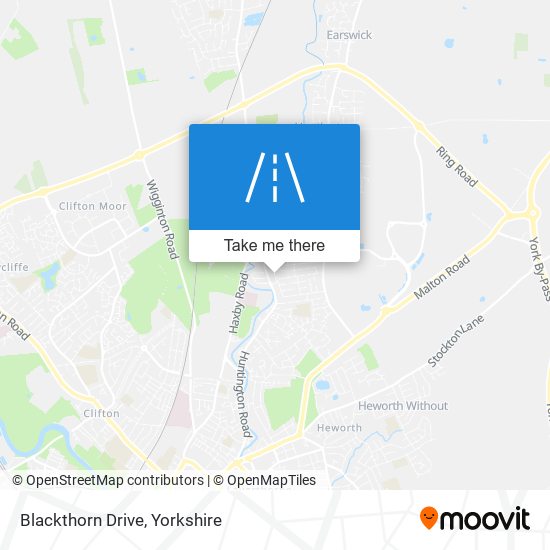 Blackthorn Drive map
