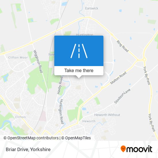 Briar Drive map