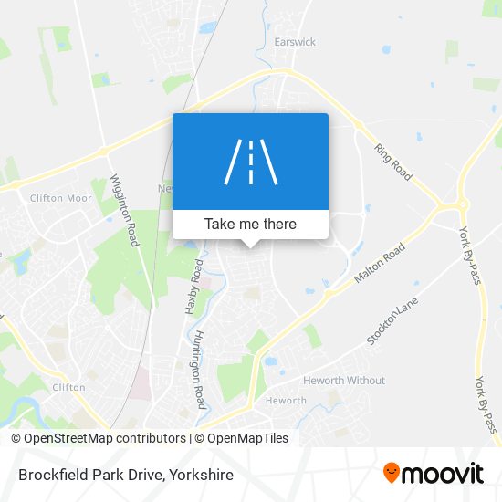 Brockfield Park Drive map