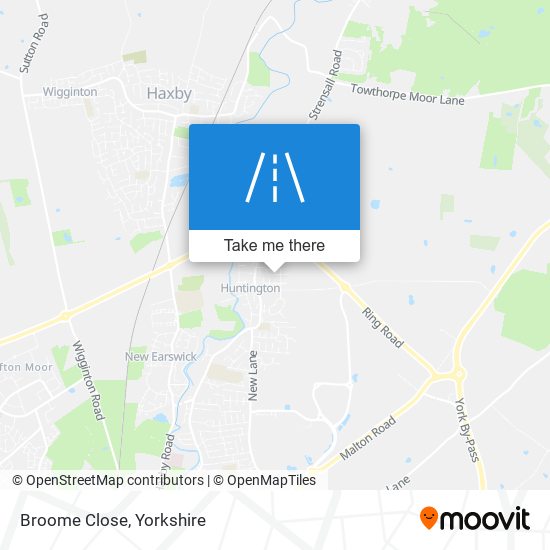 Broome Close map
