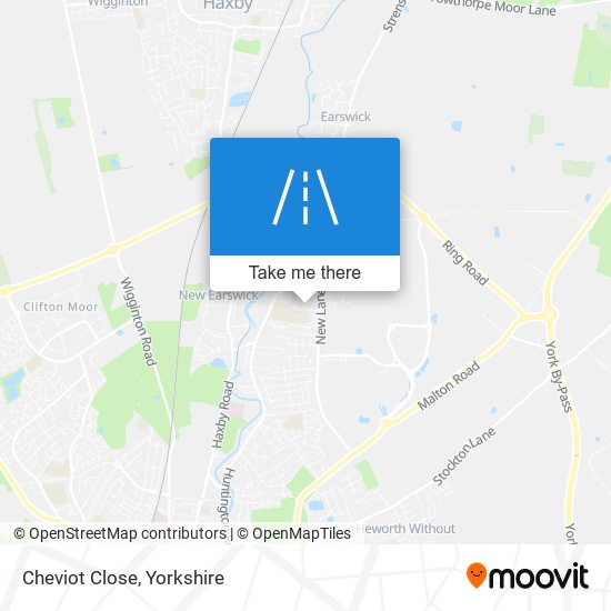 Cheviot Close map