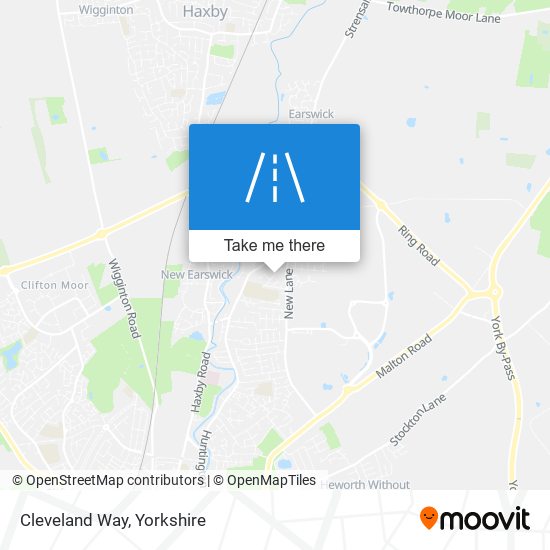 Cleveland Way map