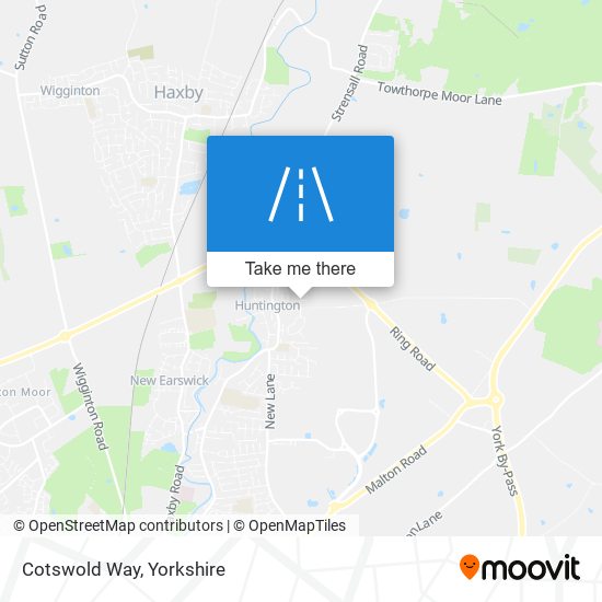 Cotswold Way map