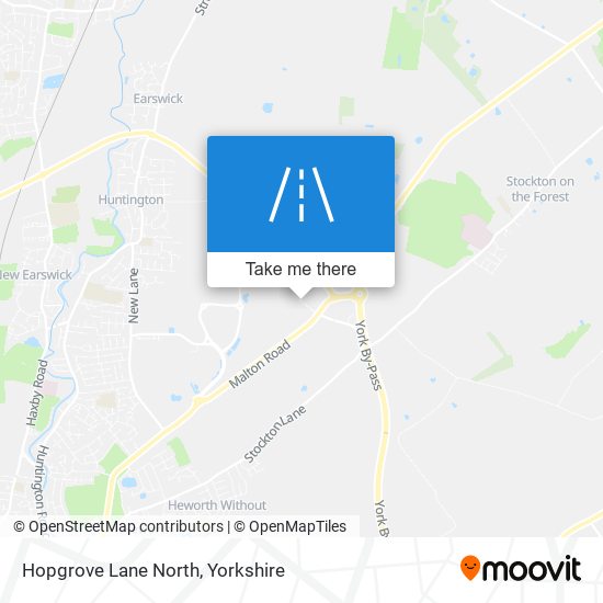 Hopgrove Lane North map