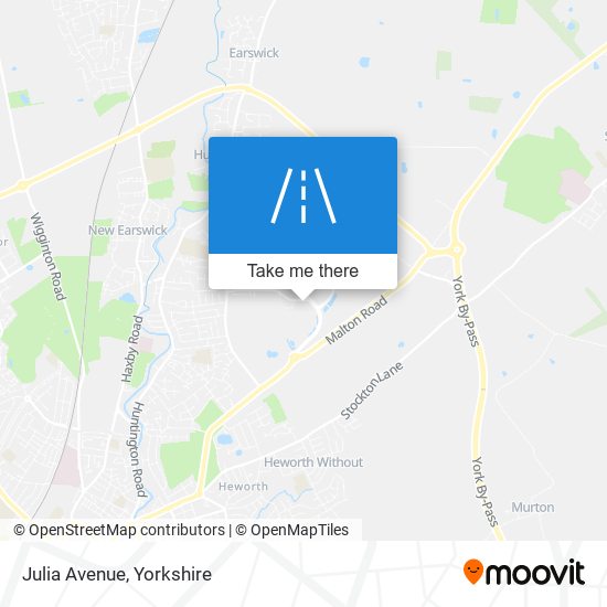 Julia Avenue map