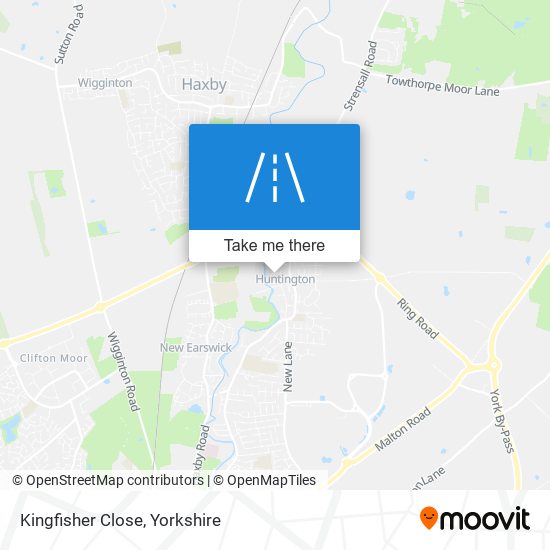 Kingfisher Close map