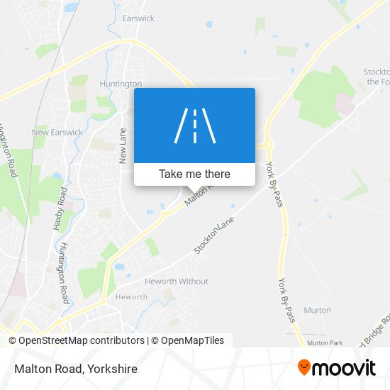 Malton Road map
