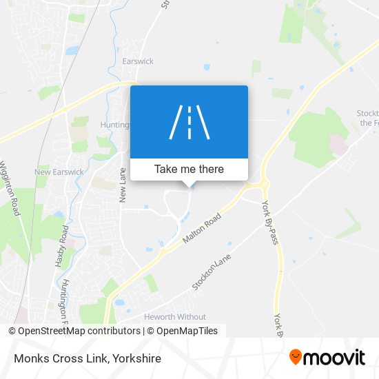 Monks Cross Link map