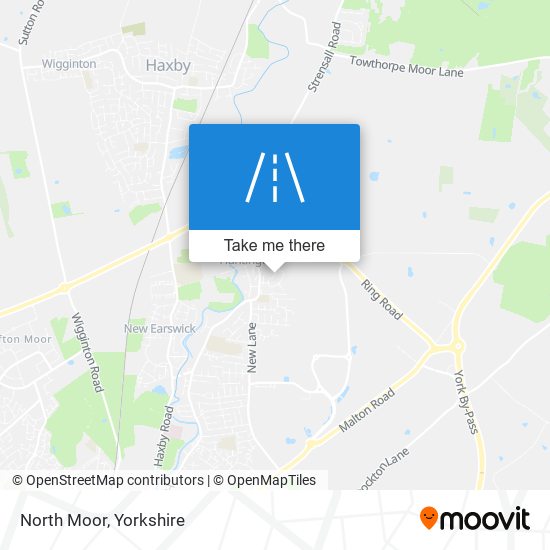 North Moor map