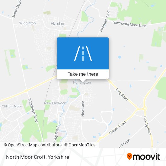 North Moor Croft map