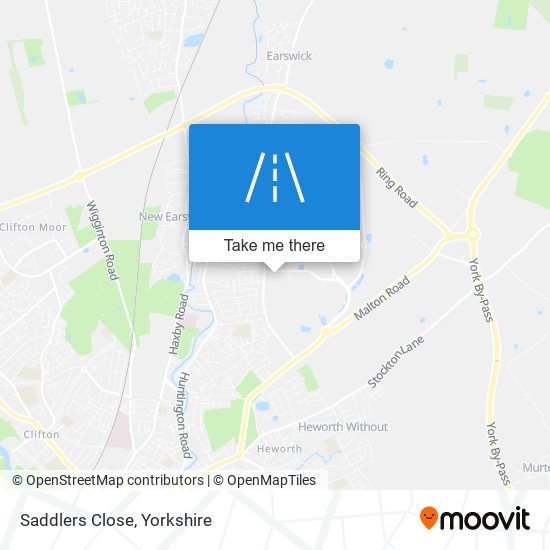 Saddlers Close map