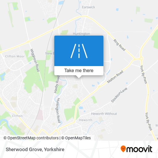 Sherwood Grove map