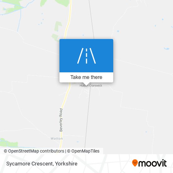Sycamore Crescent map