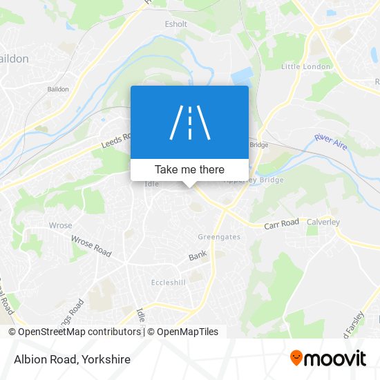 Albion Road map