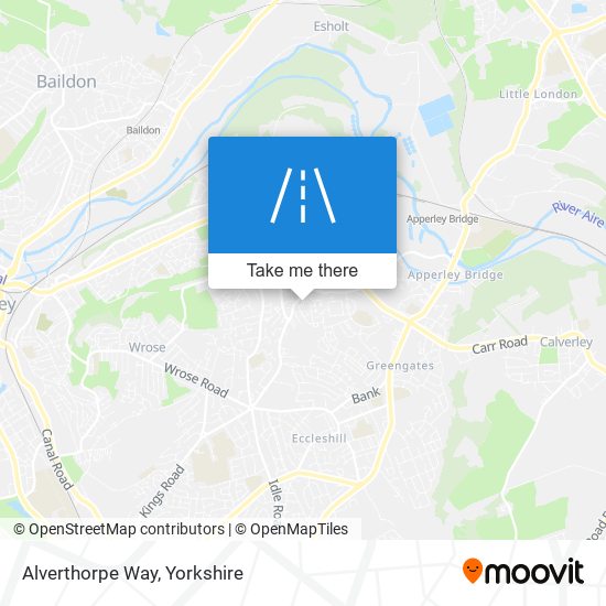 Alverthorpe Way map