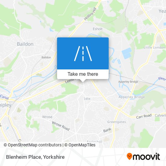 Blenheim Place map