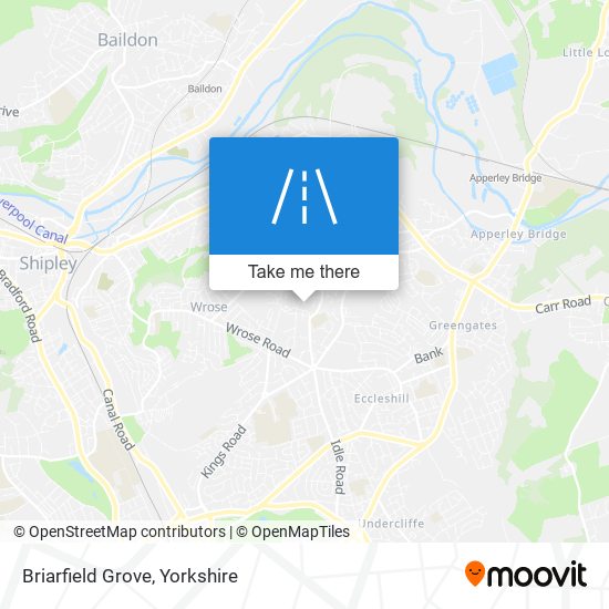 Briarfield Grove map