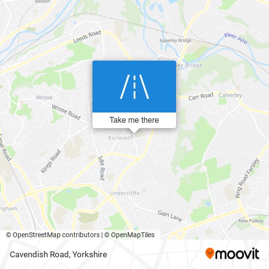 Cavendish Road map
