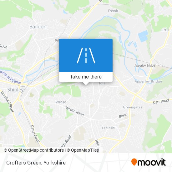 Crofters Green map