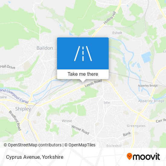 Cyprus Avenue map