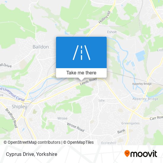 Cyprus Drive map