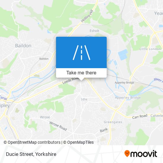Ducie Street map