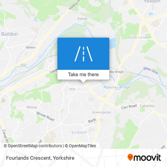 Fourlands Crescent map