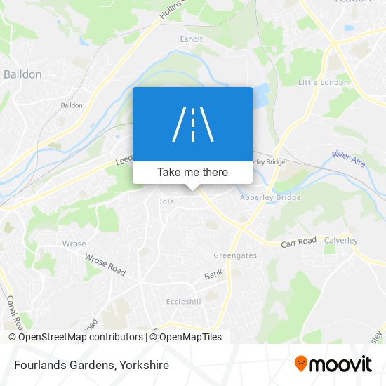 Fourlands Gardens map