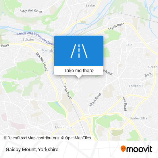 Gaisby Mount map