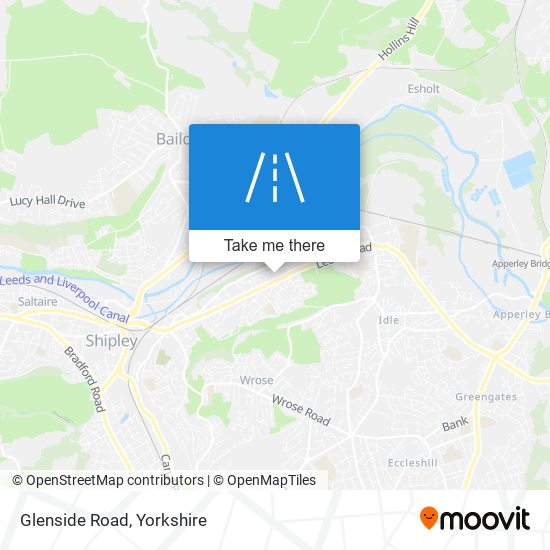 Glenside Road map
