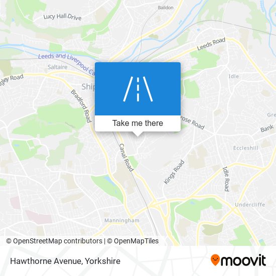 Hawthorne Avenue map