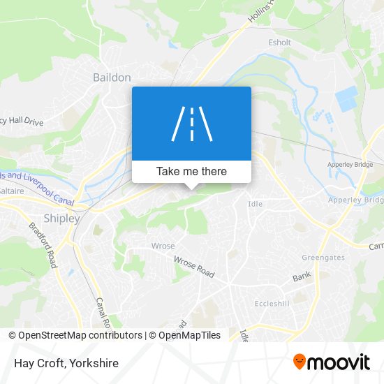 Hay Croft map