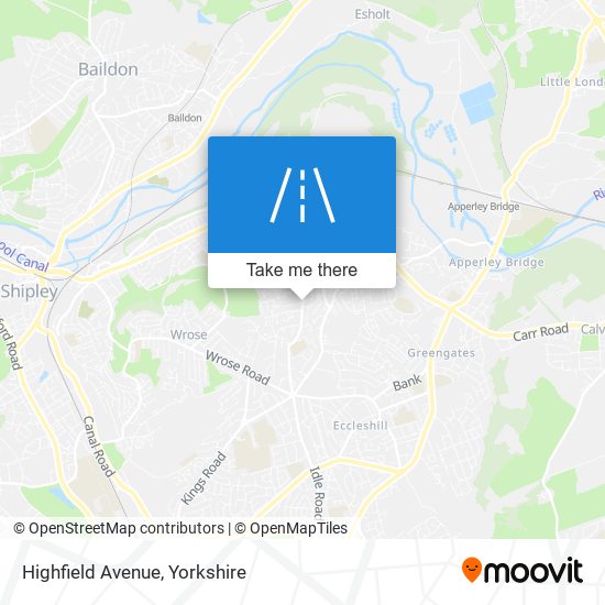 Highfield Avenue map