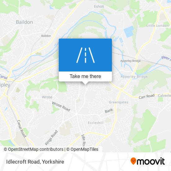Idlecroft Road map