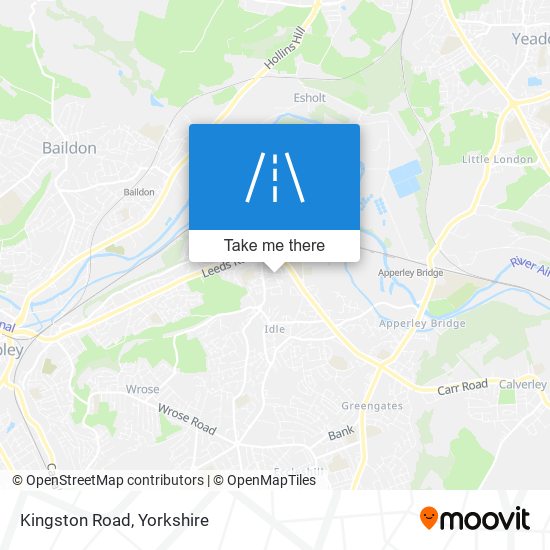 Kingston Road map