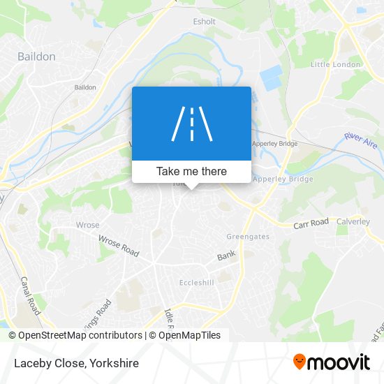 Laceby Close map