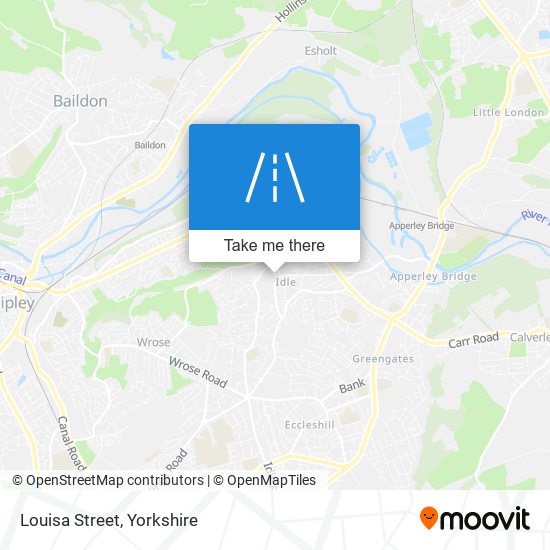 Louisa Street map