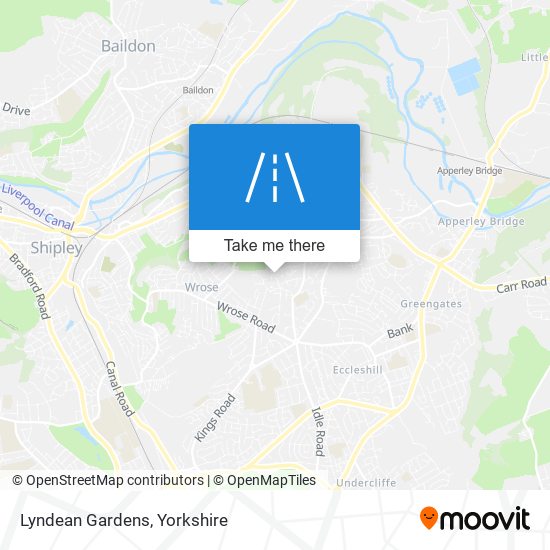 Lyndean Gardens map