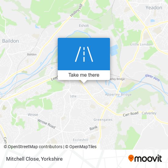 Mitchell Close map