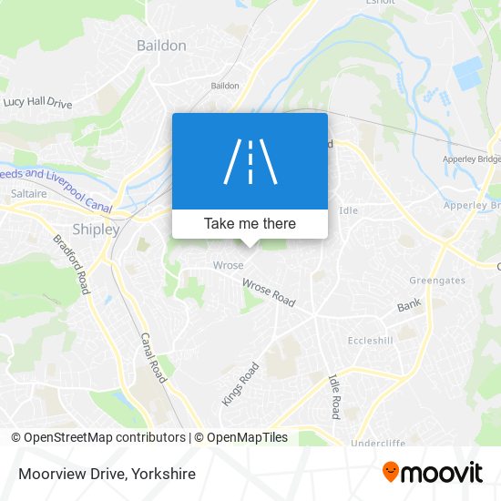 Moorview Drive map