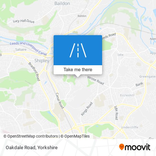 Oakdale Road map