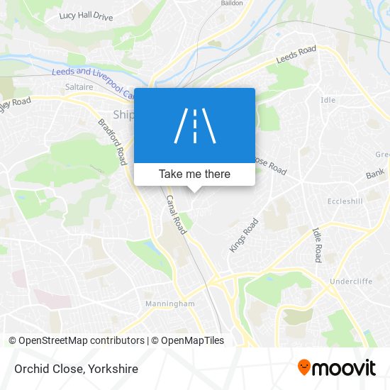 Orchid Close map