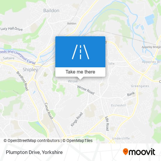 Plumpton Drive map