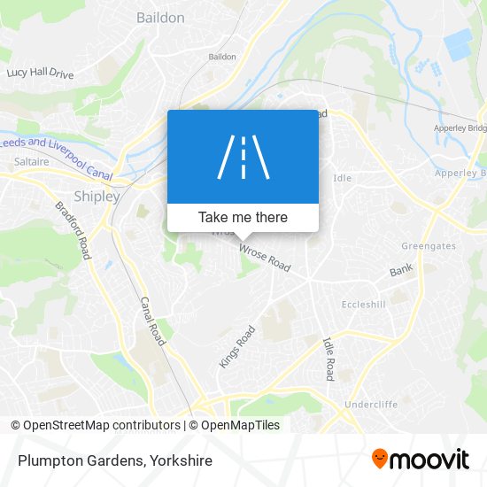 Plumpton Gardens map