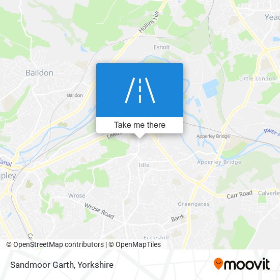 Sandmoor Garth map