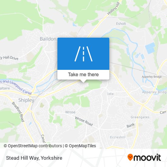 Stead Hill Way map