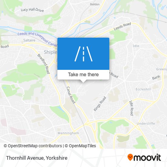 Thornhill Avenue map