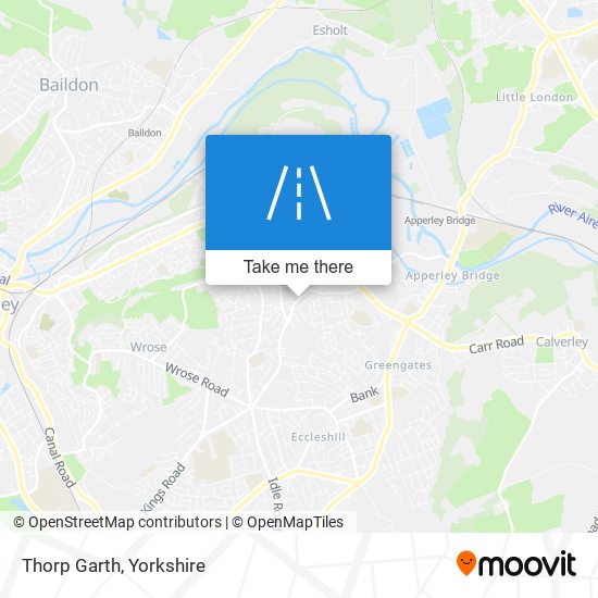 Thorp Garth map